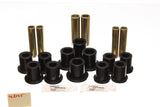 Energy Suspension Fd Rr Spring Bush Set Complete - Black