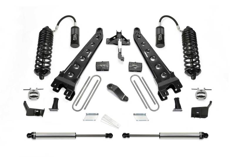 Fabtech 18 Ford F450/F550 4WD Diesel 6in Rad Arm Sys w/4.0 & 2.25Dl