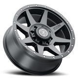 ICON Rebound 20x9 8x180 12mm Offset 5.5in BS Satin Black Wheel