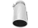 aFe MACHForce-XP 304 Stainless Steel Polished Exhaust Tip 3.5in x 4.5in Out x 12in L Clamp-On