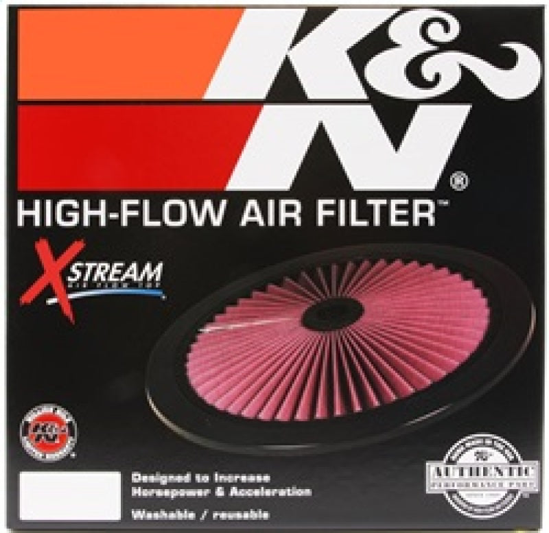 K&N X-Stream Top Filter X-Stream 14in OD - Blue