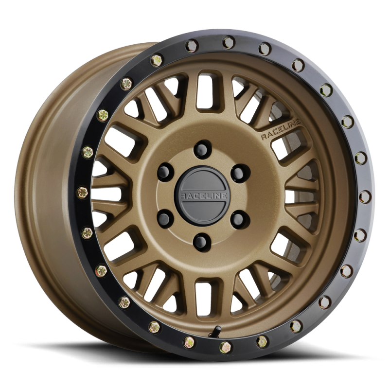 Raceline 951BZ Ryno 18x9in / 8x170 BP / 18mm Offset / 130.81mm Bore - Bronze Wheel