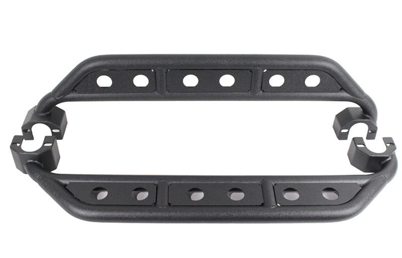 Fishbone Offroad 07-18 Jeep Wrangler JK 4 Door Steel Side Steps - Black Textured Powdercoat