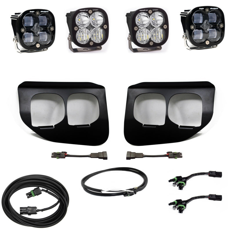 Baja Designs Ford Super Duty (20-On) Fog Lights Dual FPK SAE/Sport DC Baja Designs w/Upfitter