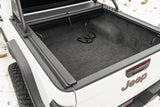 Rugged Ridge 20-22 Jeep Gladiator w/o Trail Rail Sys Armis Tonneau Cover w/Max Track - Tex. Blk