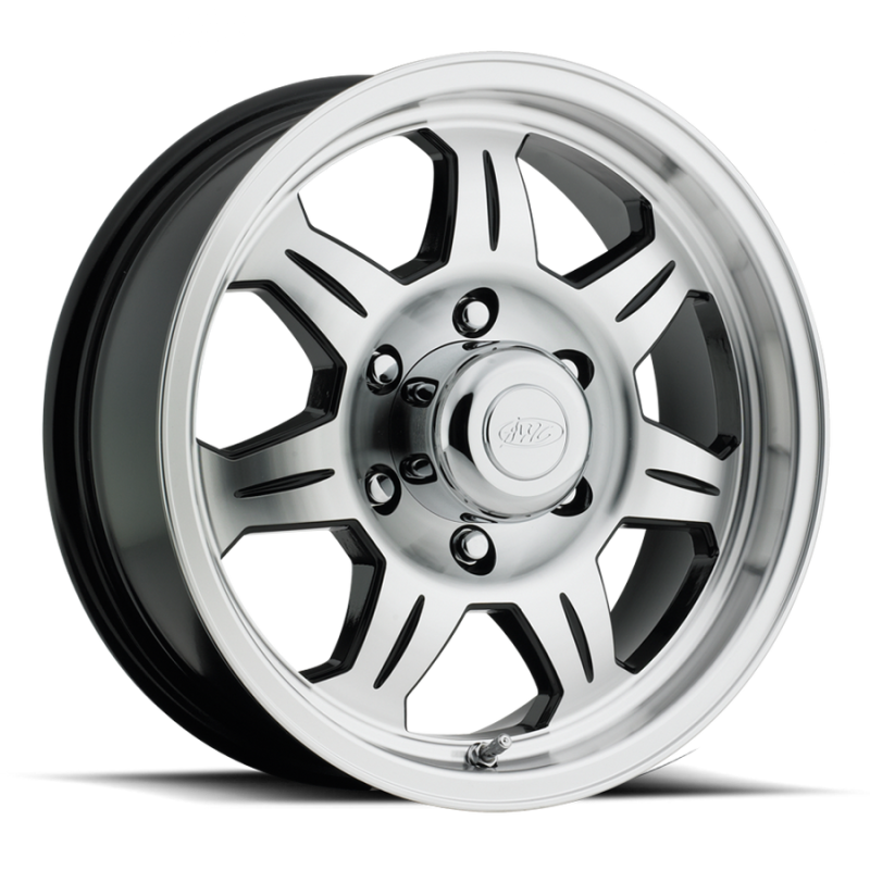 Raceline 870 Element 14x6in / 5x114.3 BP / 0mm Offset / 3.19mm Bore - Black & Machined Wheel