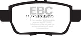 EBC 09-14 Acura TL 3.5 Ultimax2 Rear Brake Pads