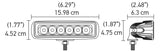 Hella Value Fit Mini 6in LED Light Bar - Spot