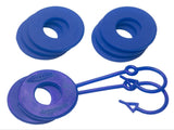 Daystar Blue D Ring Isolator w/Lock Washer Kit