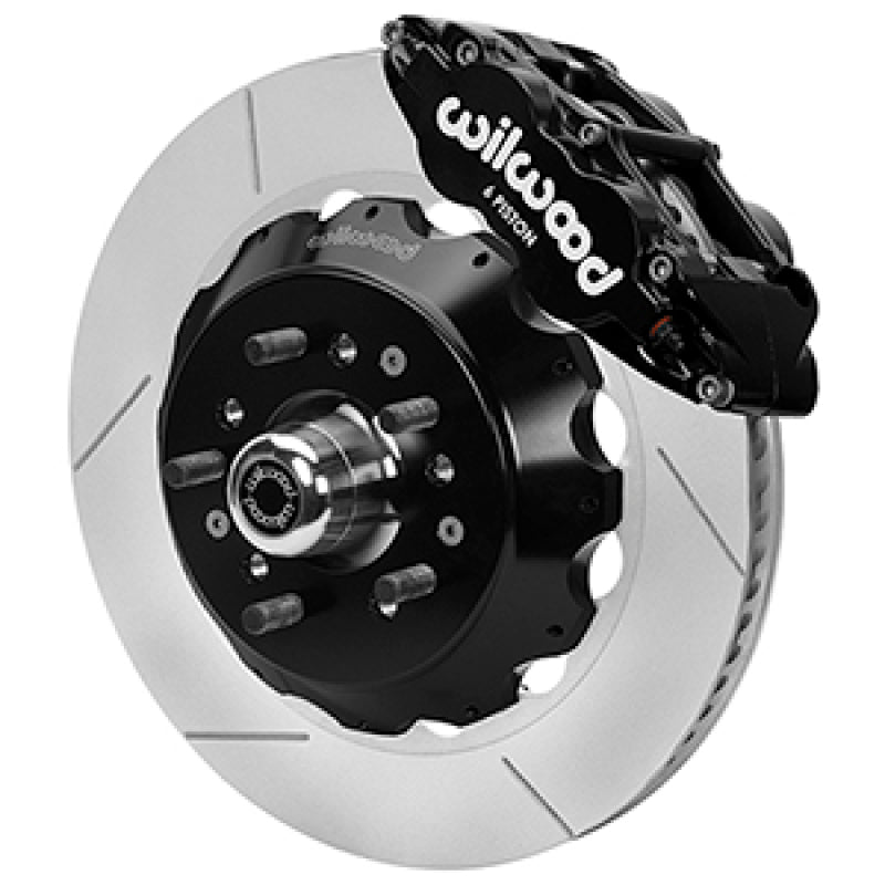Wilwood Forged 6 Piston Superlite Caliper, SRP 72 Vane Vented Spec37 Slotted Rotor - 14.00x1.25