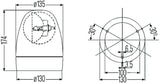 Hella Rotating Beacon H 12V Yellow Mg12 2Rl