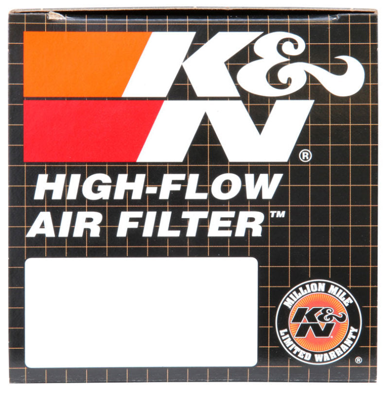 K&N Univ Clamp-On Air Filter - 1-3/4in FLG O/S 4in X 3in B 3in X 2in T 2-3/4inH OVAL
