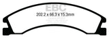 EBC 08+ Ford Econoline E150 4.6 Yellowstuff Rear Brake Pads