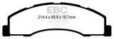 EBC 08+ Ford Econoline E150 4.6 Ultimax2 Front Brake Pads