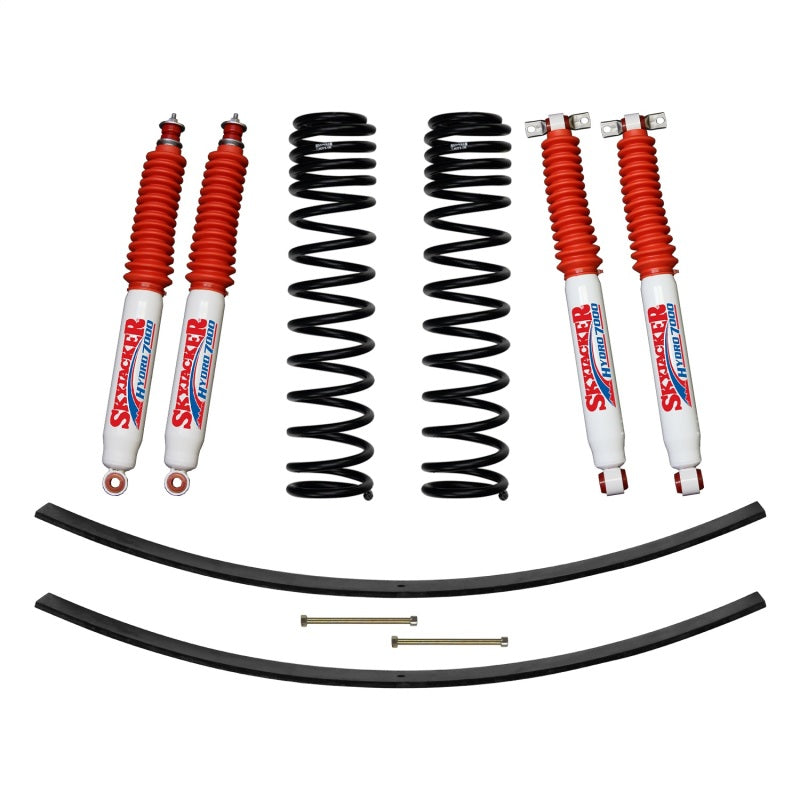 Skyjacker 84-01 XJ 3in FR Dual Rate Long Coil Suspension Kit w/ RR