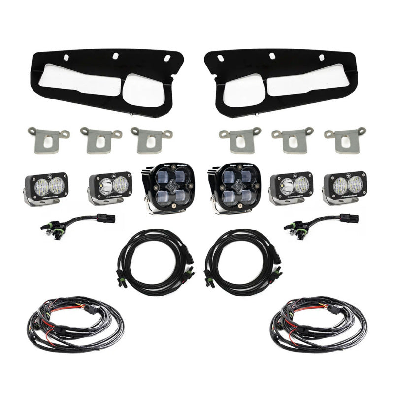 Baja Designs 2021+ Ford Bronco Clear SAE Fog Pocket Kit