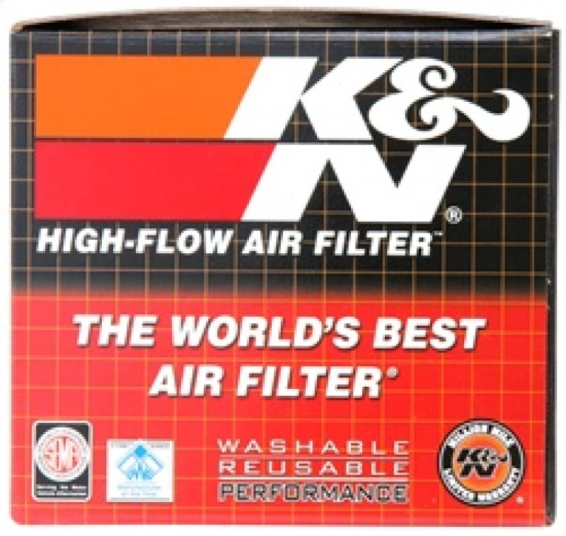 K&N Universal Rubber Filter Centered Flange 3in OD / 3.5in H / 1.5in Flange ID