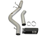 aFe ATLAS 5in DPF-Back Aluminized Steel Exhaust System GM Diesel Trucks 2017 V8 6.6L (td) L5P