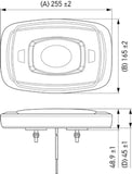 Hella L/Bar Mini 10In Led (Mv Fxd Amber)