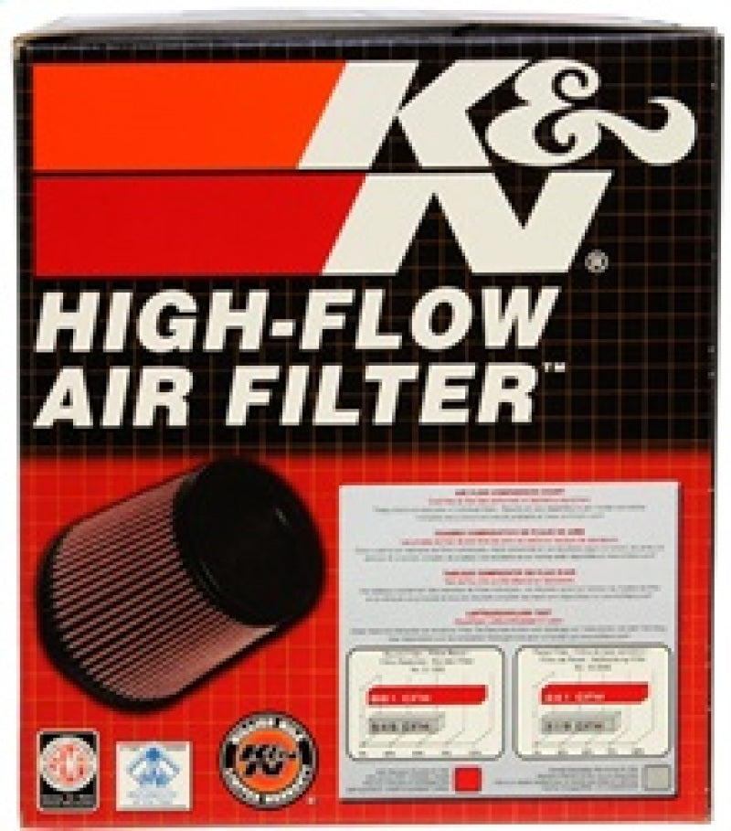 K&N Filter Universal Rubber Filter 2.5 inch Flange 5.25 inch Base 5.75 inch Height