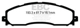 EBC 13+ Ford F250 (inc Super Duty) 6.2 (2WD) Ultimax2 Rear Brake Pads