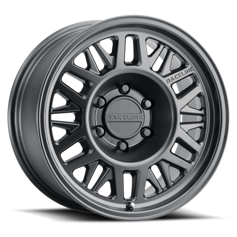 Raceline 451B Ryno 17x8.5in / 5x127 BP / 0mm Offset / 78.1mm Bore - Satin Black Wheel