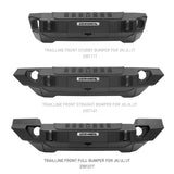 Go Rhino 07-20 Jeep Wrangler JL/JLU/JK/JKU/Gladiator JT Trailline Front Full Width Bumper