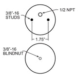 Firestone Ride-Rite Replacement Air Helper Spring 267C 1.5 (W217607882)