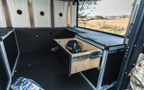 Alu-Cab Canopy Camper V2 - Ford Ranger 2019-Present 4th Gen. - Rear Double Drawer Module - 6' Bed