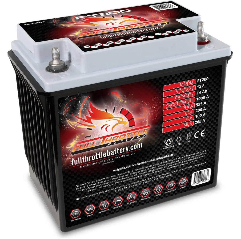 FT200 High-Performance AGM Battery