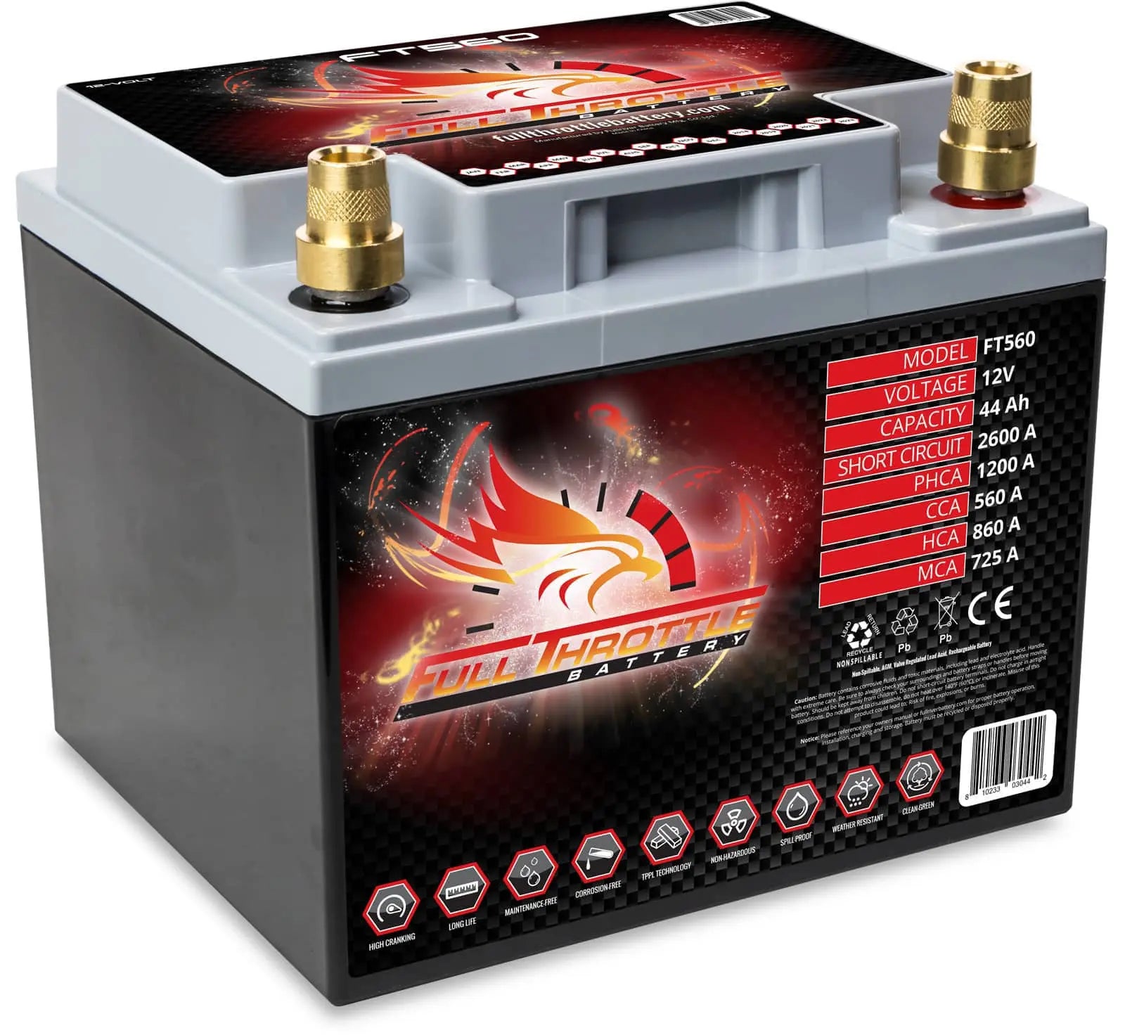 FT560 Group 26R High-Performance AGM Battery