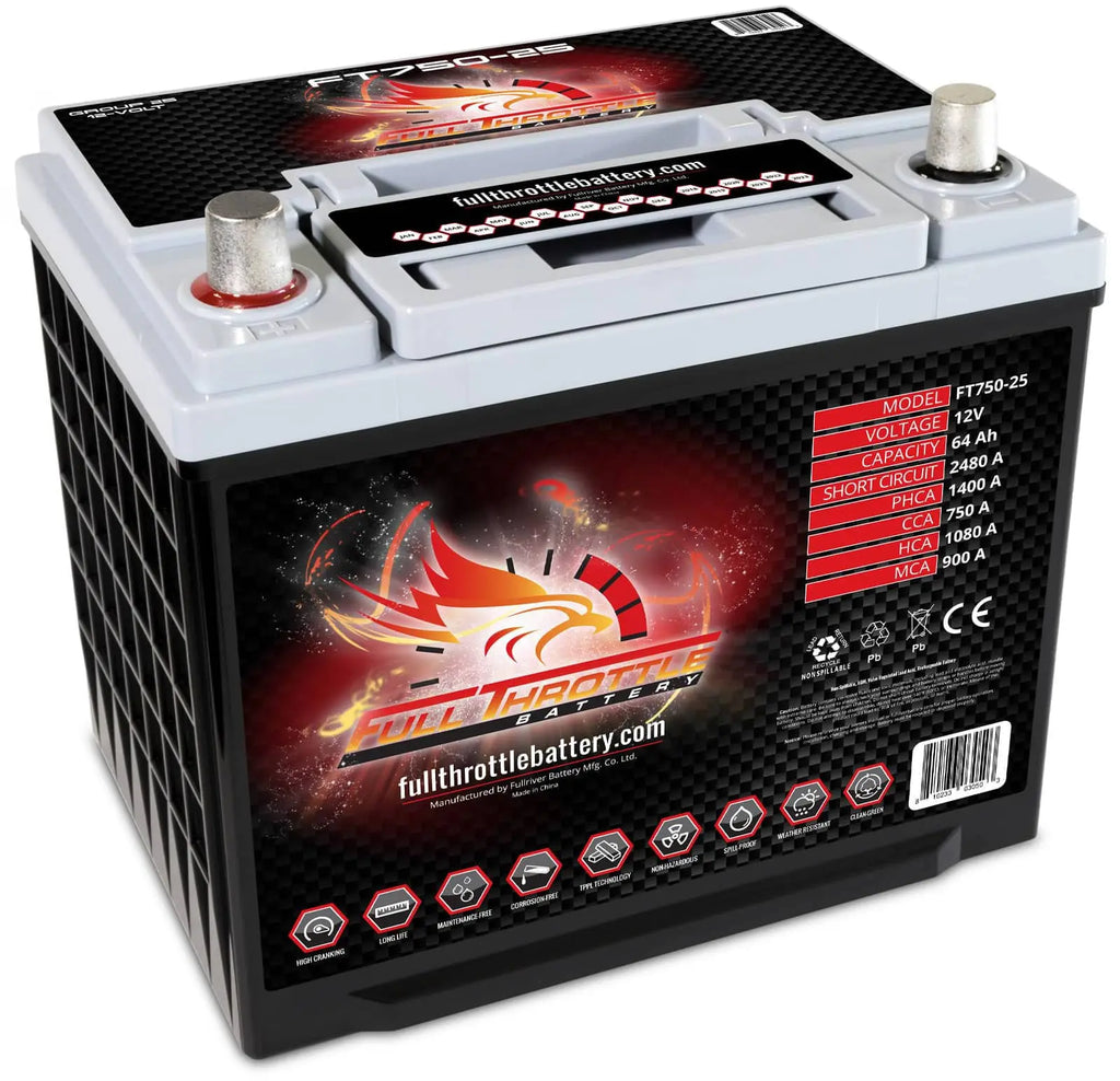 FT750-25 Group 25 High-Performance AGM Battery