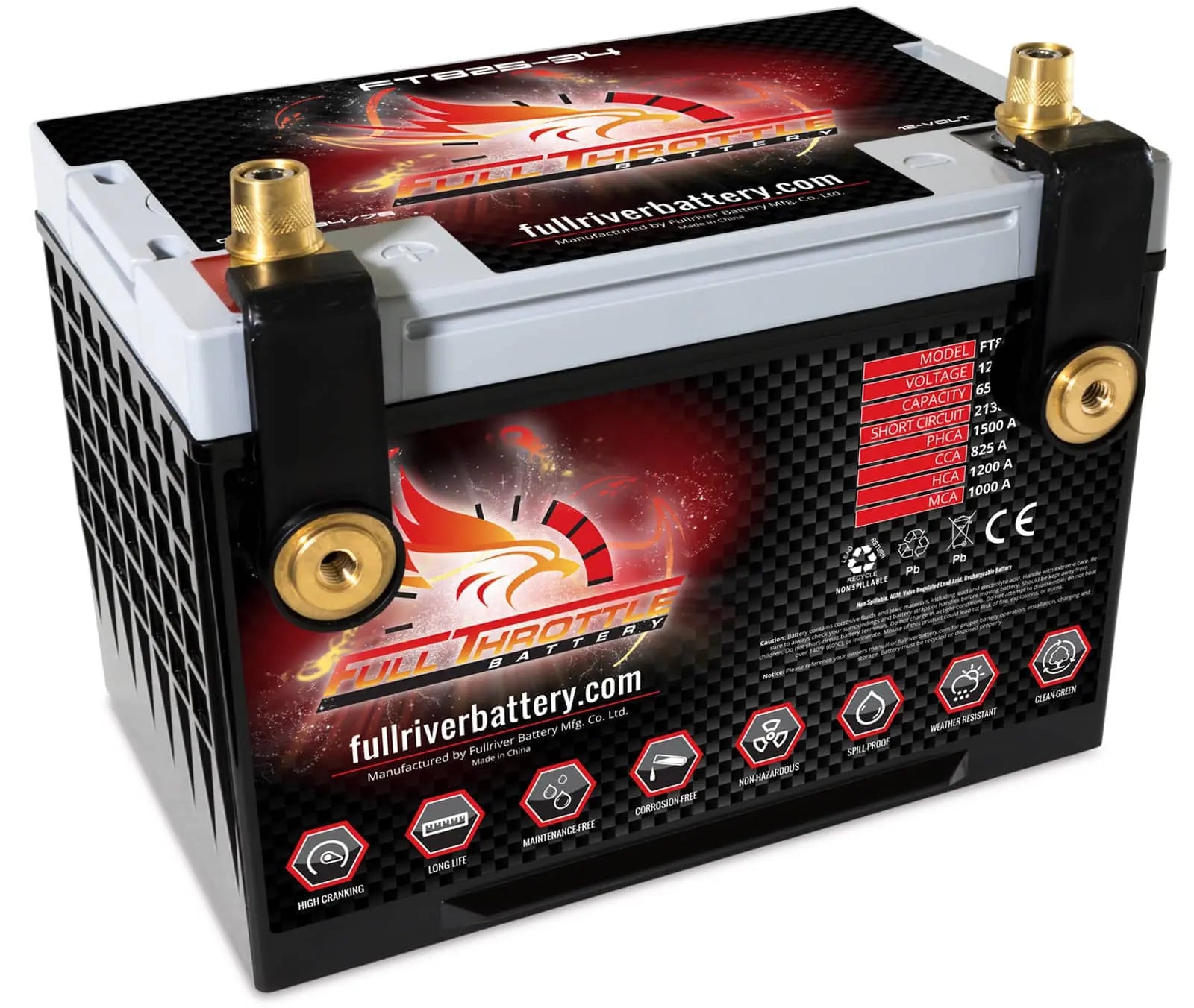 FT825-78 Group 78 High-Performance AGM Battery