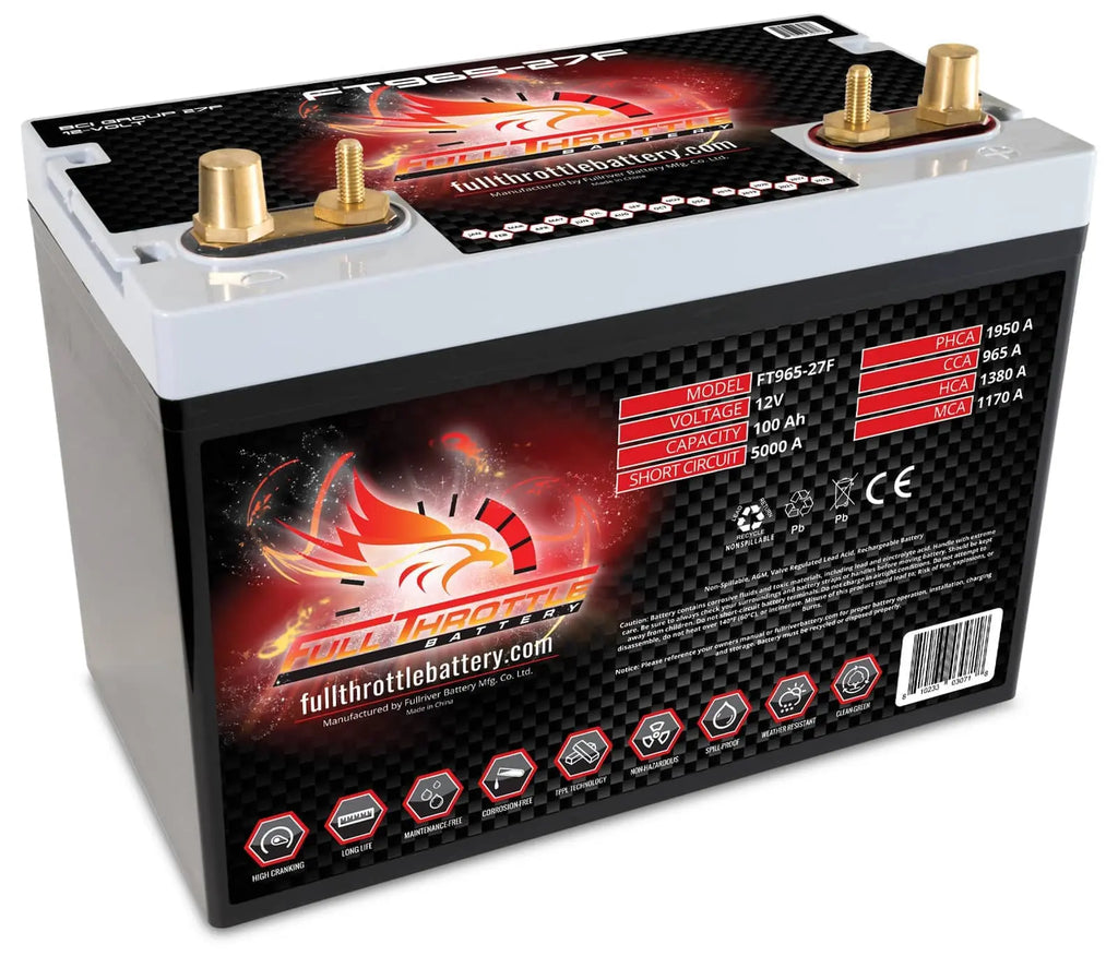 FT965-27F High-Performance AGM Battery