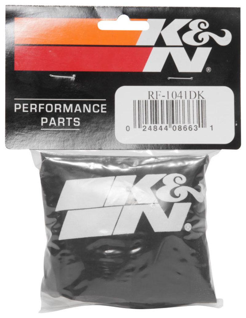 K&N Black Drycharger Round Tapered Custom Air Filter Wrap