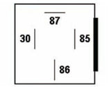 Hella Relay 12V 25A SPST 25A Fuse Bkt