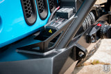 ICON 07-18 Jeep Wrangler JK Pro Series Front Bumper Rec Winch Mount w/Bar/Tabs