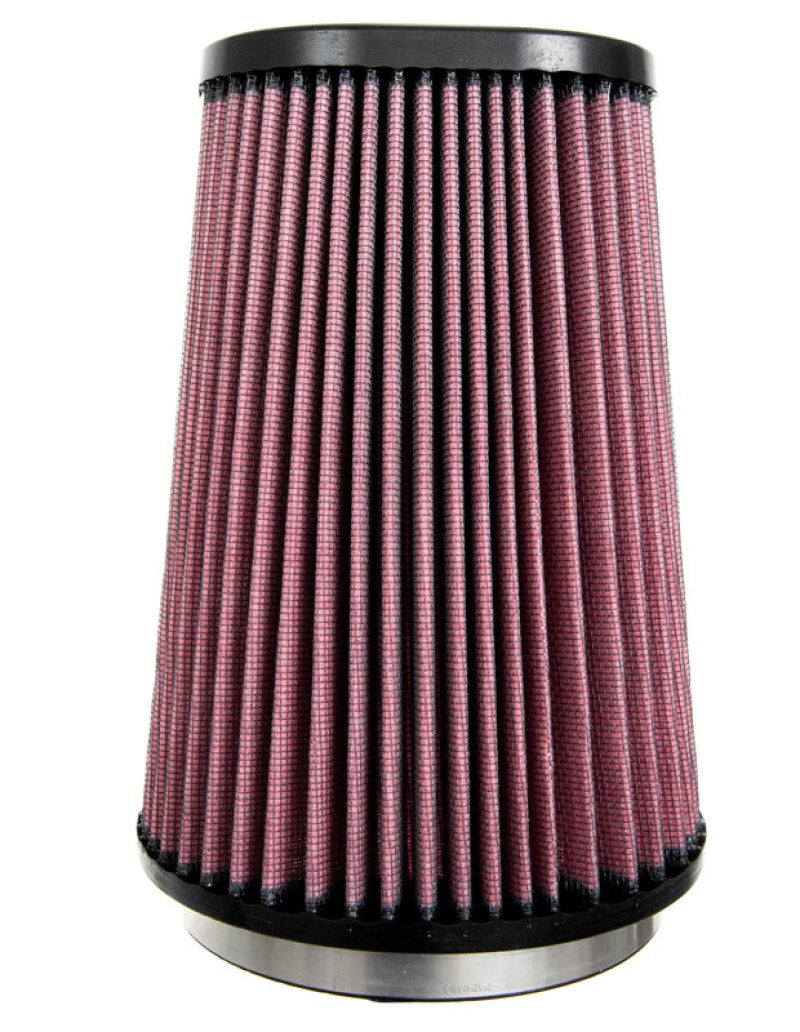 K&N Universal Round Clamp-On Air Filter 4-1/2in FLG, 5-7/8in B, 3-1/4in X 4-1/2in T, 8in H
