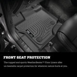 Husky Liners 21-24 Ford F-150 SuperCrew Weatherbeater Black Front & 2nd Seat Floor Liners