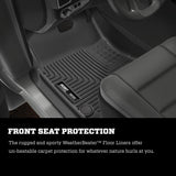 Husky Liners 08-21 Nissan Frontier Crew Cab Pickup WeatherBeater 2nd Seat Floor Liner - Black