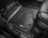 Husky Liners 2018 Toyota Tacoma Double Cab w/ Standard Trans WeatherBeater Black Front Floor Liners