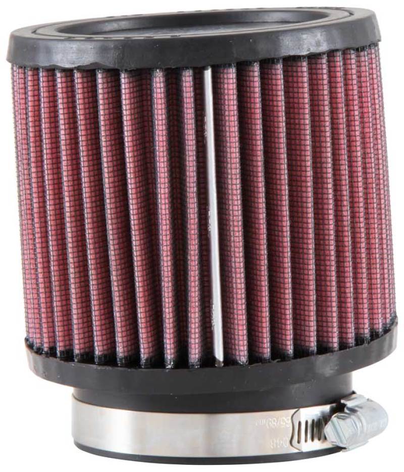 K&N Universal Rubber Filter 3 inch 5 Degree FLG 4 1/2 inch OD 4 inch Height