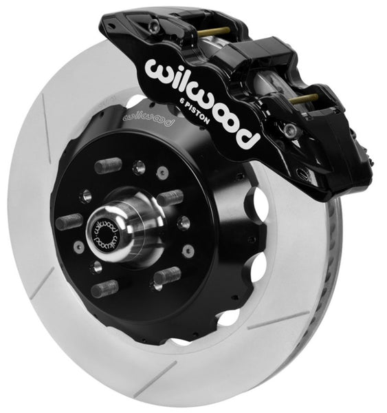 Wilwood 70-81 FBody/75-79 A&XBody AERO6 Frt BBK 14in Rtr Blk Calipers ...