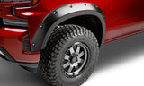 Bushwacker 22-23 Chevrolet Silverado 1500 (Ex. ZR2) Pocket Style Fender Flares 2pc Front - Black