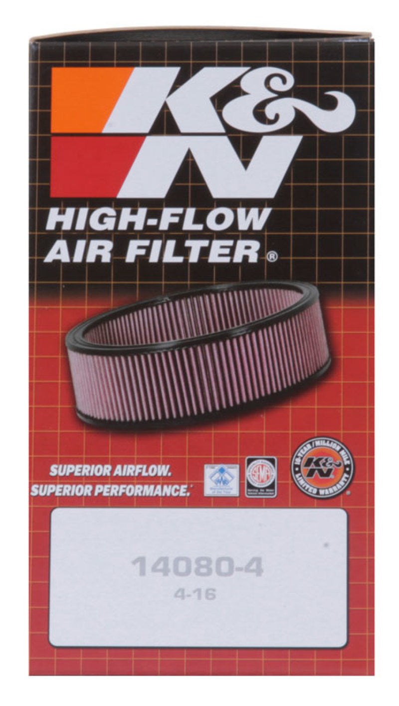 K&N Universal Round Air Filter 6-3/8in OD 5in ID 2-1/2in Height