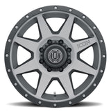 ICON Rebound 20x9 8x6.5in 12mm Offset 5.5in BS Titanium Wheel