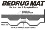 BedRug 17-23 Chevrolet Colorado 61.7in Bed Mat (Use w/Spray-In & Non-Lined Bed)