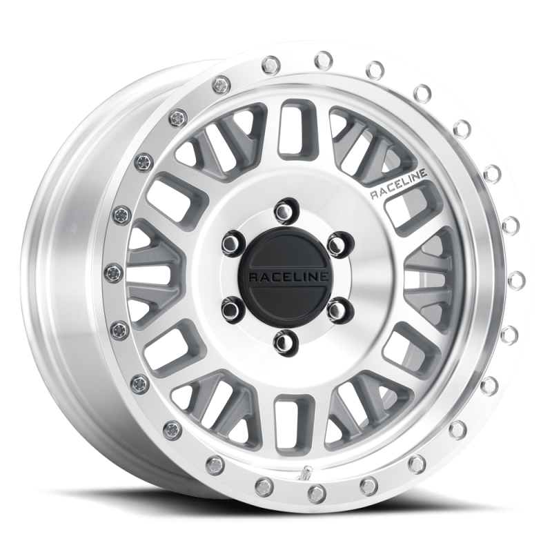 Raceline 951MC Ryno 17x8.5in / 6x135 BP / 18mm Offset / 87.1mm Bore - Machined Wheel