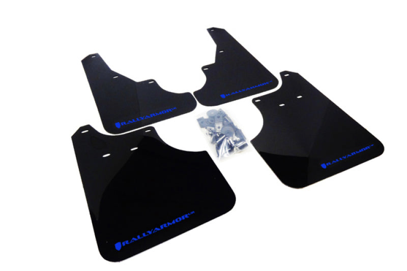 Rally Armor 09-13 Subaru Forester Black UR Mud Flap w/ Blue Logo