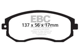 EBC 12+ Scion FR-S 2 Yellowstuff Front Brake Pads